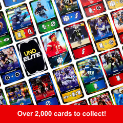 Mattel UNO Elite NFL elite-icon cards unlock unique powers during play.