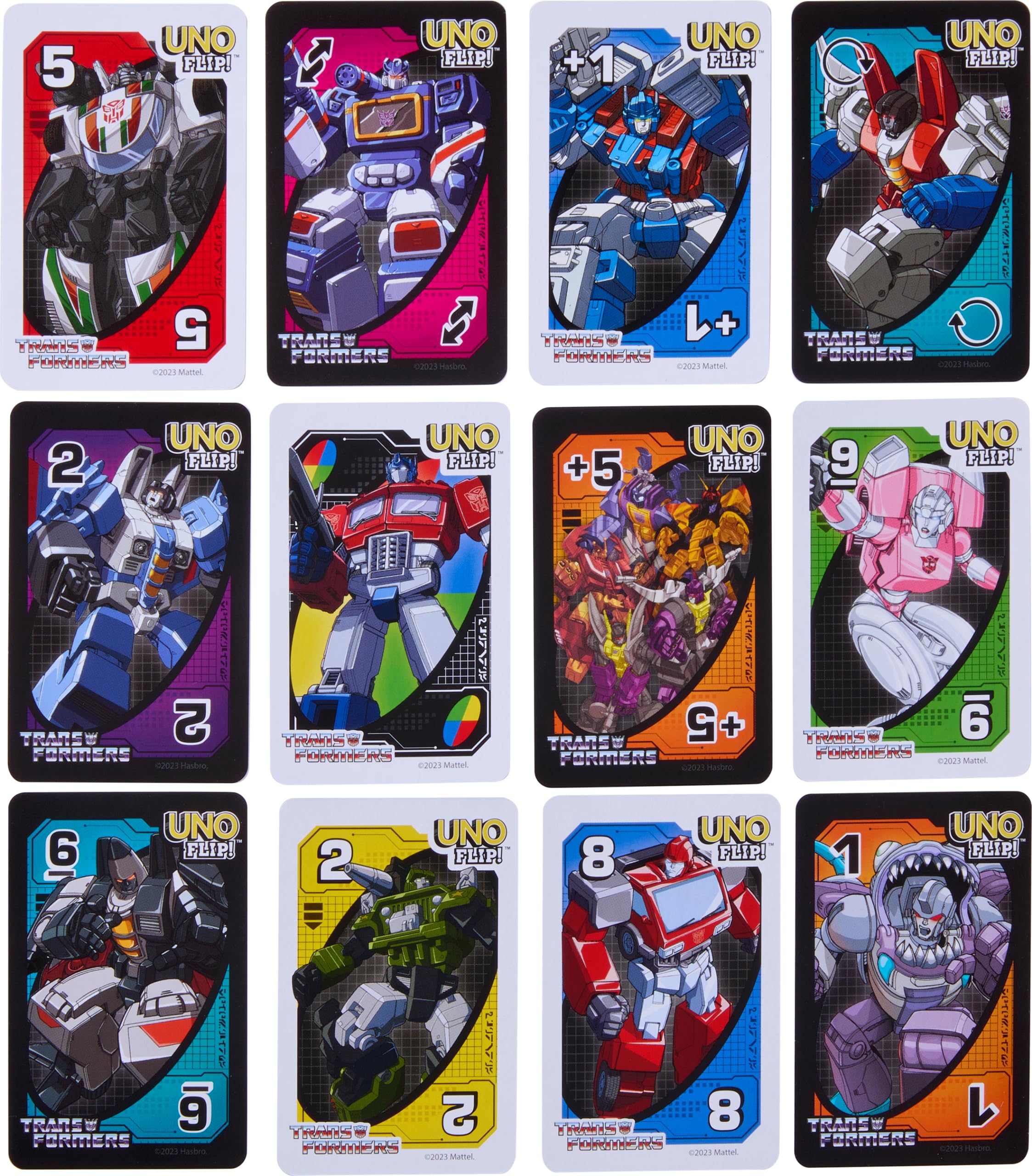 Vibrant Transformers-inspired graphics energize game nights