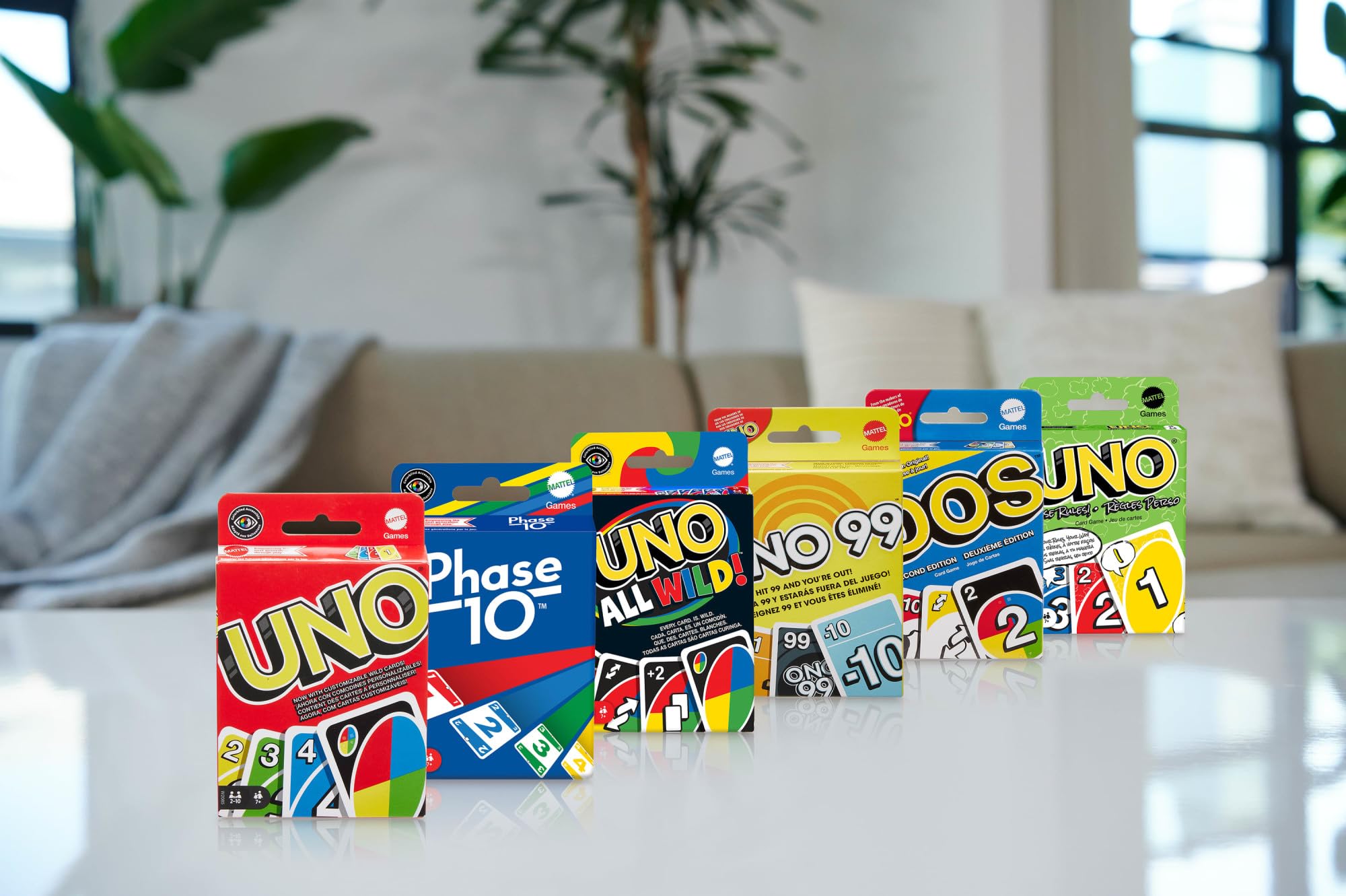 UNO House Rules packaged as a gift for family nights and parties