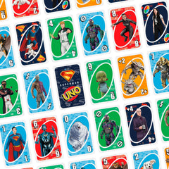 Mattel Games UNO Superman color-symbols support inclusive play for colorblind players