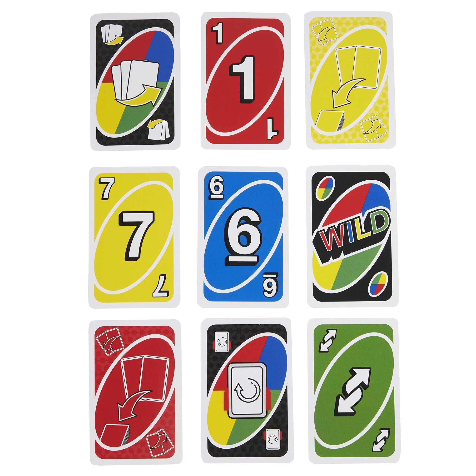 Ages 7 and up enjoy family game nights with UNO Triple Play