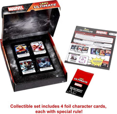 Mattel Games UNO Ultimate is suitable for ages 7 and up.