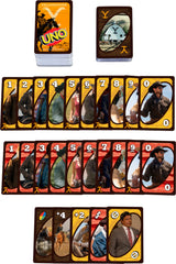 Mattel Games UNO Yellowstone last-card moment highlights UNO shout excitement.