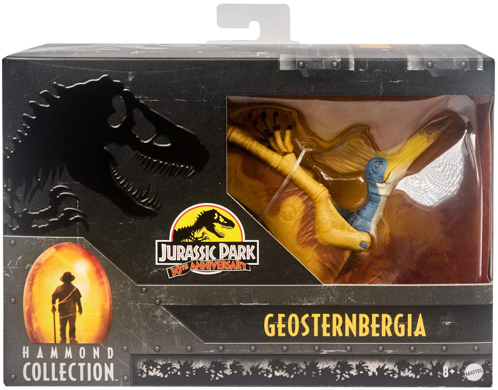 Mattel Geosternbergia collectible figure for display-ready Jurassic World collections.