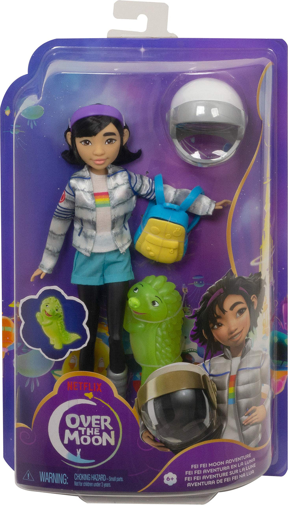 Mattel Gobi glow-in-the-dark figure adds magical Lunarian companionship.