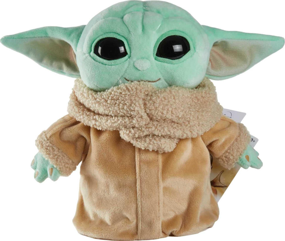 Mattel Grogu plush 8-inch full-body cuddleable toy for fans.