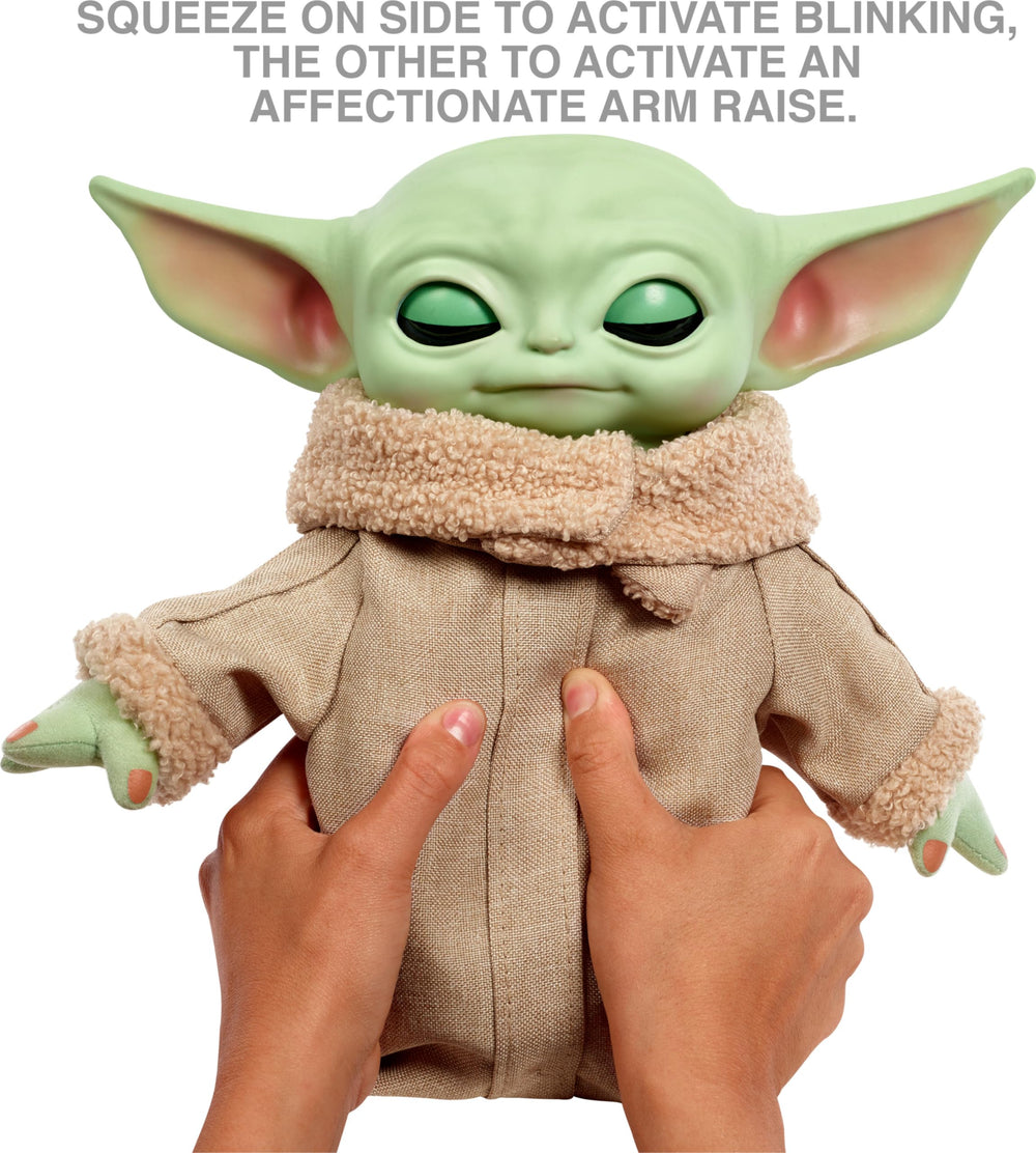 Mattel Grogu plush full-length figure with authentic head and body details