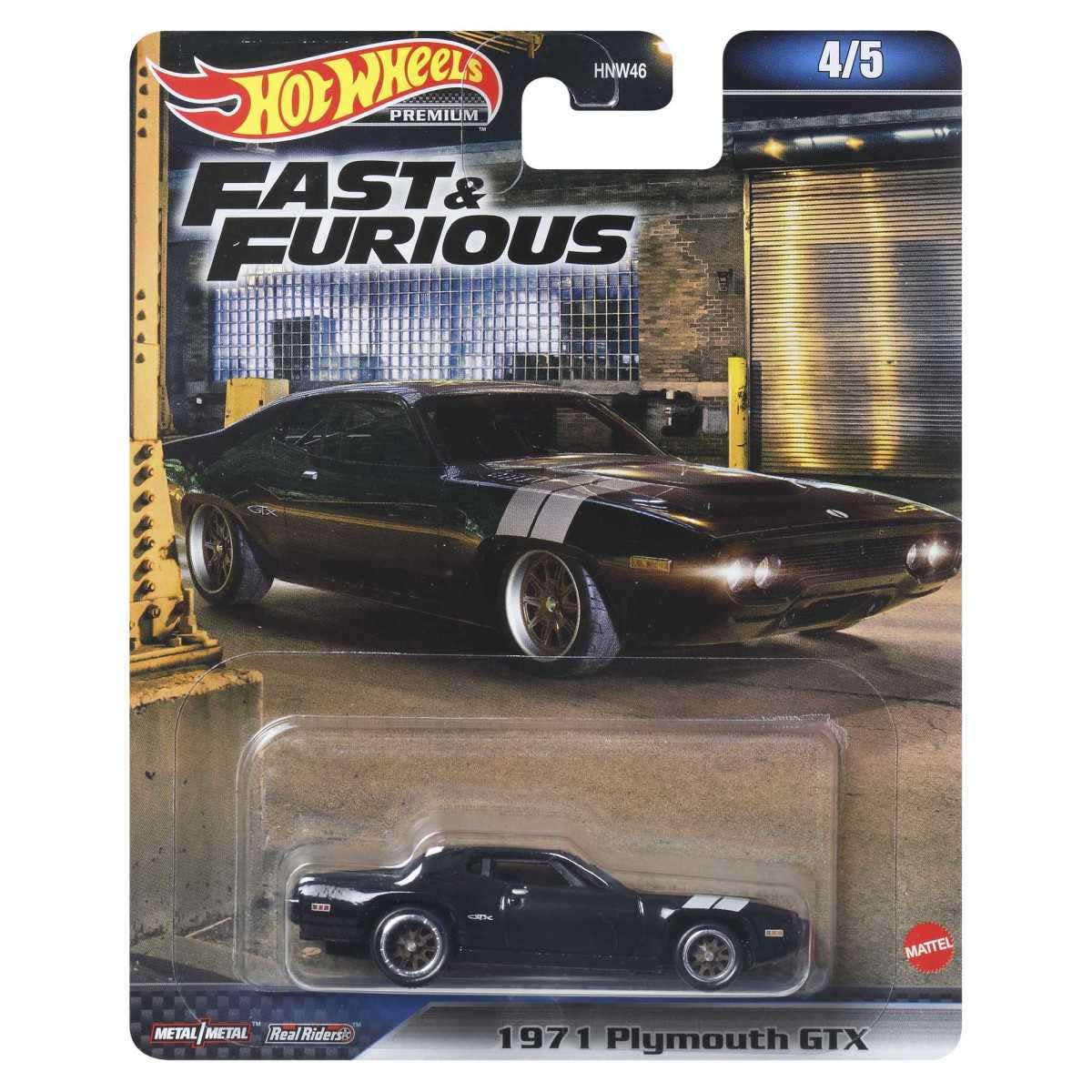 Mattel Hot Wheels 1971 Plymouth GTX overall premium die-cast quality.