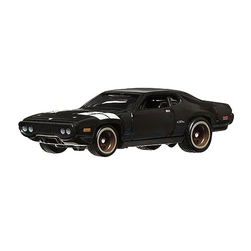 Mattel Hot Wheels 1971 Plymouth GTX side profile ideal for display or play.