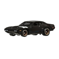 Mattel Hot Wheels 1971 Plymouth GTX side profile ideal for display or play.