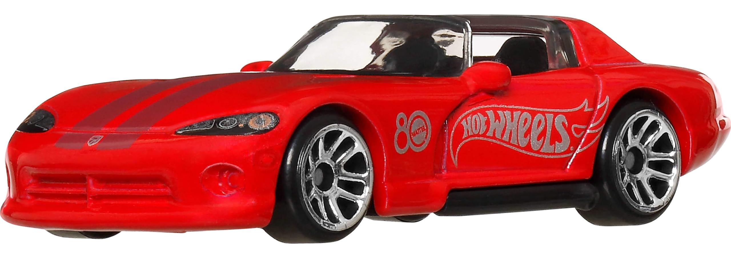 Mattel Hot Wheels 1983 Chevy Silverado die-cast, retro-inspired design.