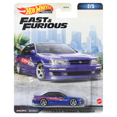 Mattel Hot Wheels 1999 Nissan Maxima packaging for display and gifting