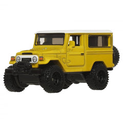 Mattel Hot Wheels Boulevard Land Cruiser FJ43 side profile for sleek shelf styling.