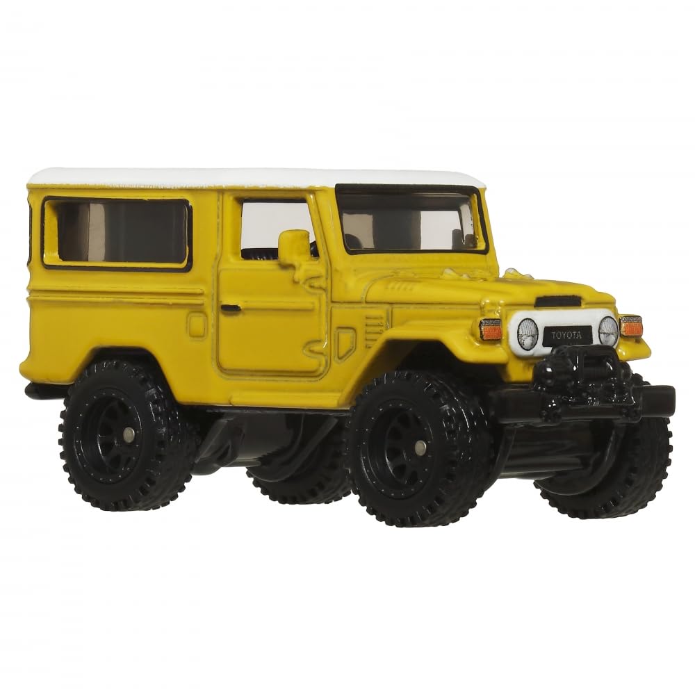 Mattel Hot Wheels Boulevard Land Cruiser FJ43 top view ideal for compact displays.