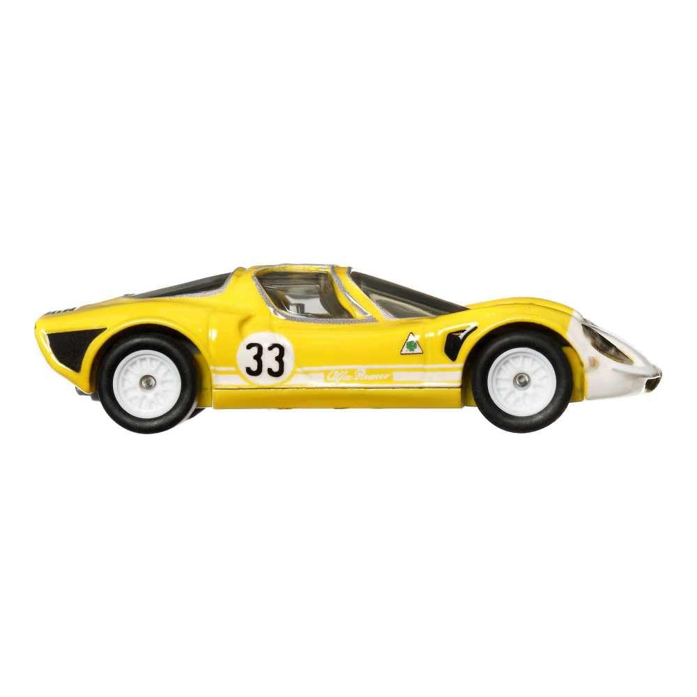 Mattel Hot Wheels Alfa Romeo 33 Stradale detailed sculpture reveals classic curves