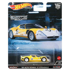 Mattel Hot Wheels 1969 Alfa Romeo 33 Stradale diorama-ready for scenic setups