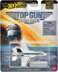Mattel Hot Wheels F/A-18E Super Hornet airplane toy in gray, ideal for action play.
