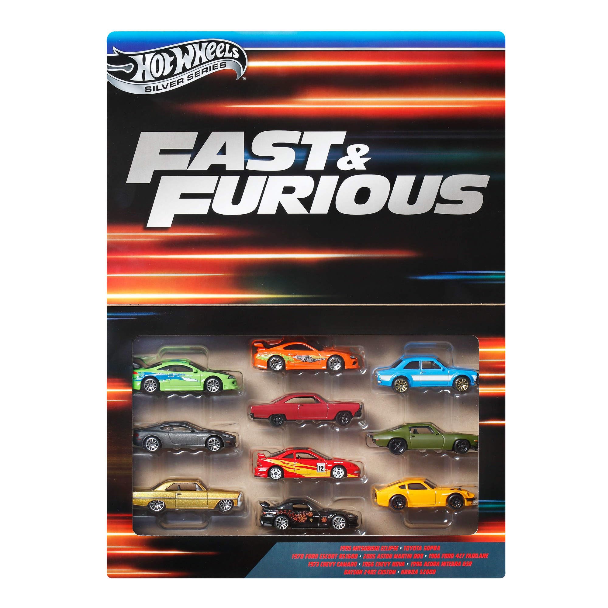 Mattel Hot Wheels Fast and Furious packaging design showcases iconic film-inspired presentation