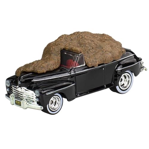 Mattel Hot Wheels HKC25 Side profile highlights authentic Back to the Future deco.
