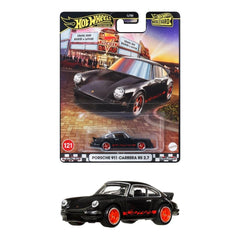 Mattel Hot Wheels Premium Boulevard Porsche 911 Carrera RS 2.7 front view with authentic detailing for collection displays