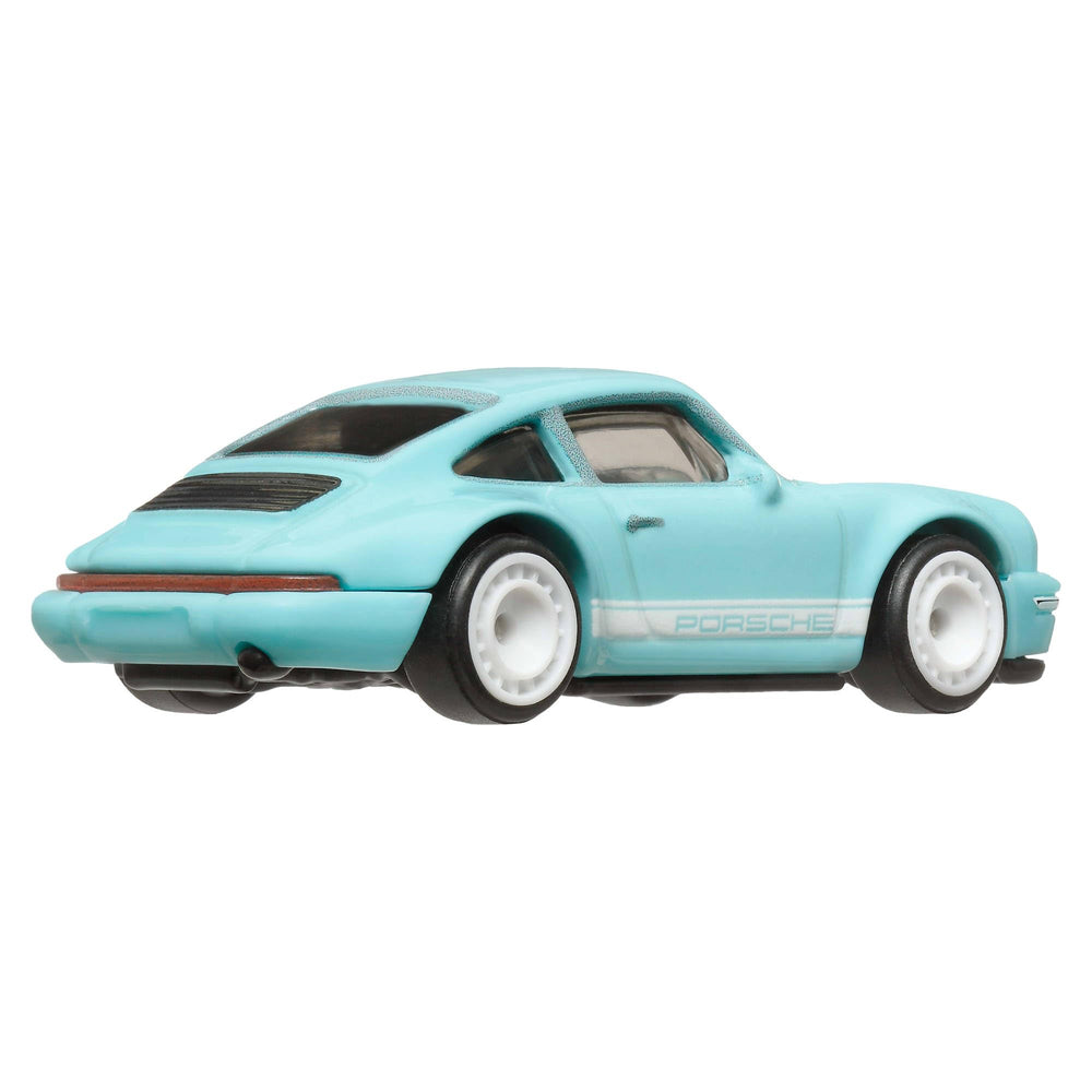 Mattel Hot Wheels Premium Boulevard Porsche 964 top view showing sleek silhouette