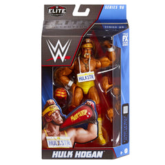 Mattel Hulk Hogan Elite display-ready pose suitable for shelf photography.