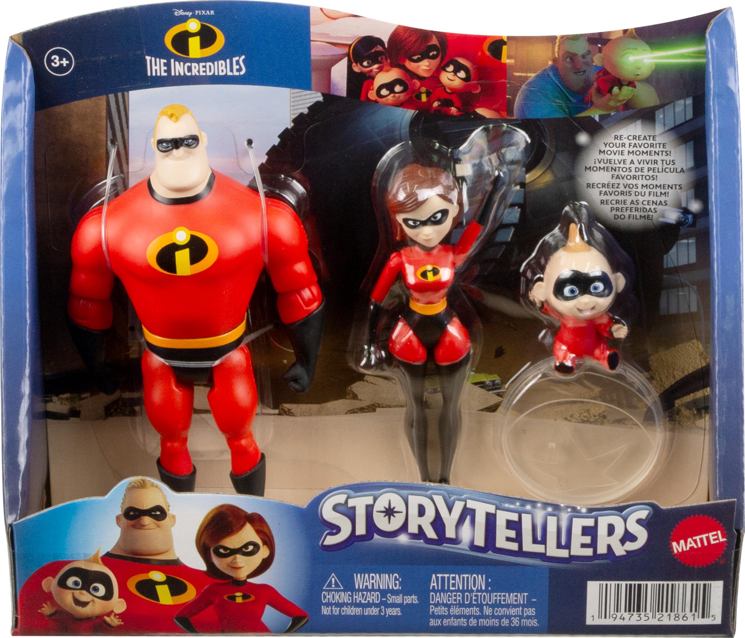 Mattel Incredibles Storyteller Set: perfect gift for Pixar fans and young storytellers.