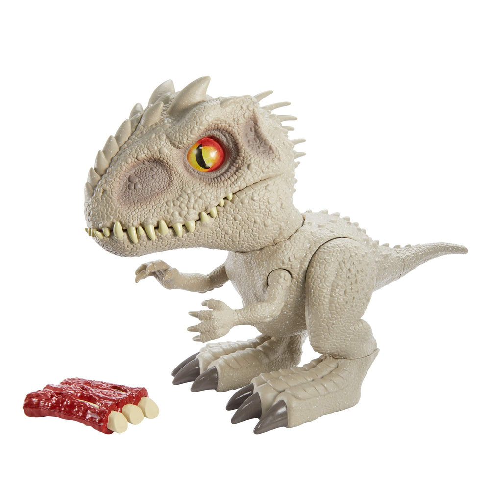 Mattel Indominus Rex detailed figure for immersive Jurassic World play.