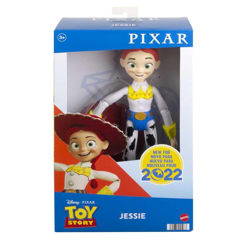 Cowgirl look and iconic features of Jessie for display and play.