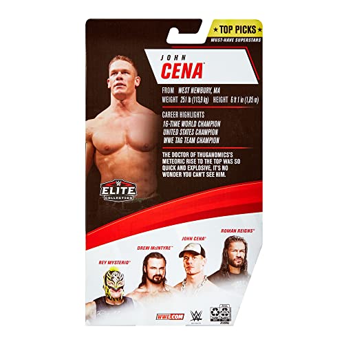 Mattel John Cena Top Picks Elite pose-ready figure for collection