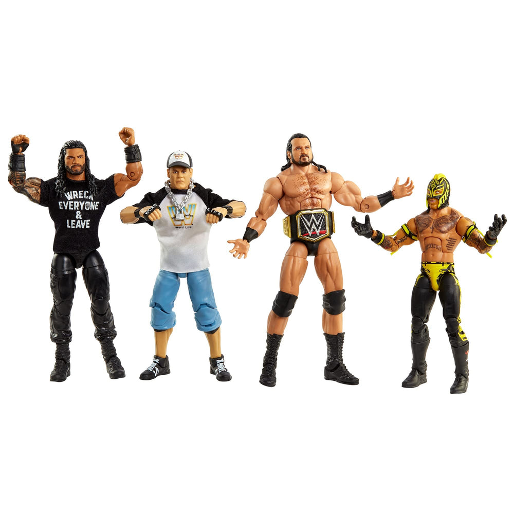 Mattel John Cena Top Picks Elite side profile showing dramatic pose