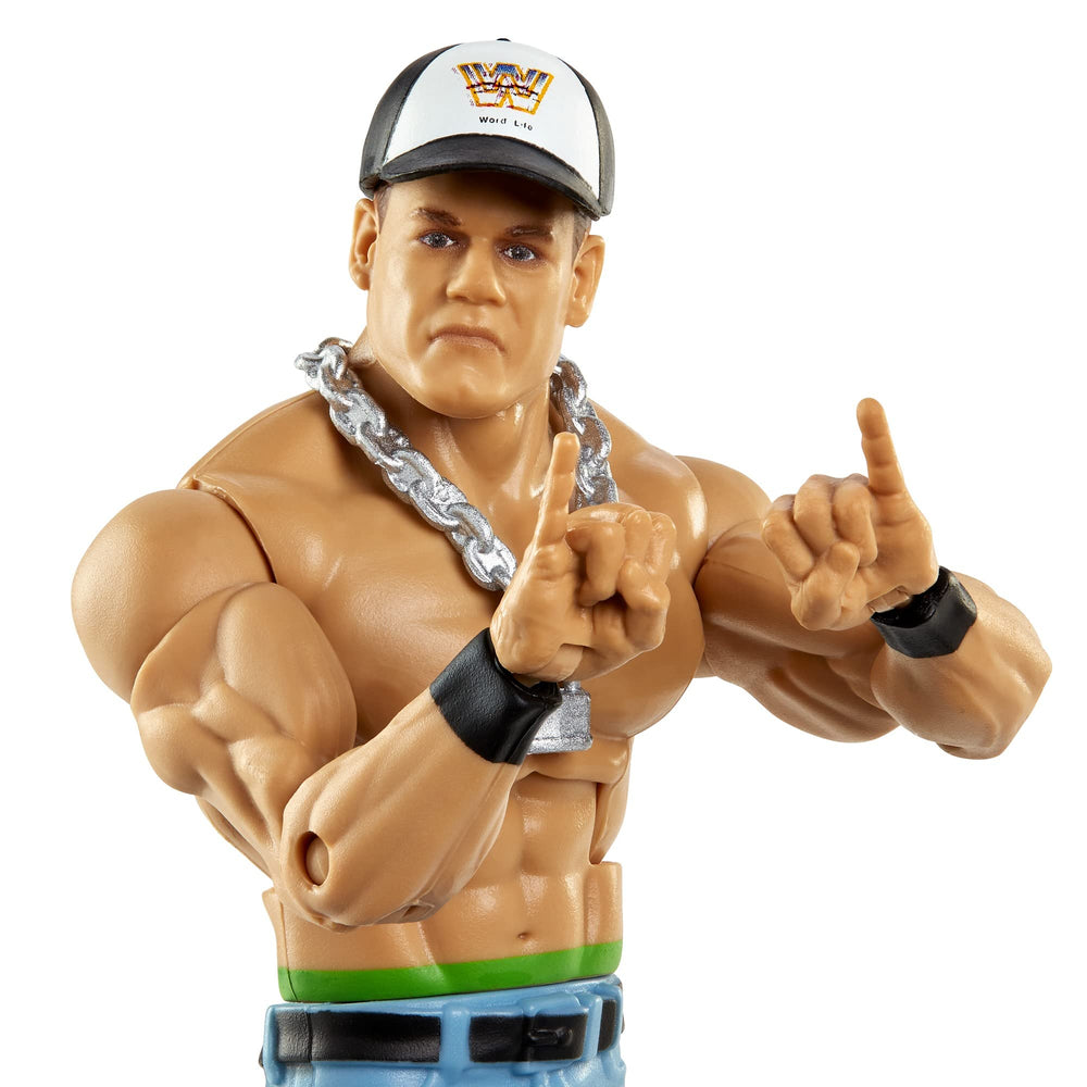 Mattel John Cena Top Picks Elite TrueFX detailing for lifelike expression