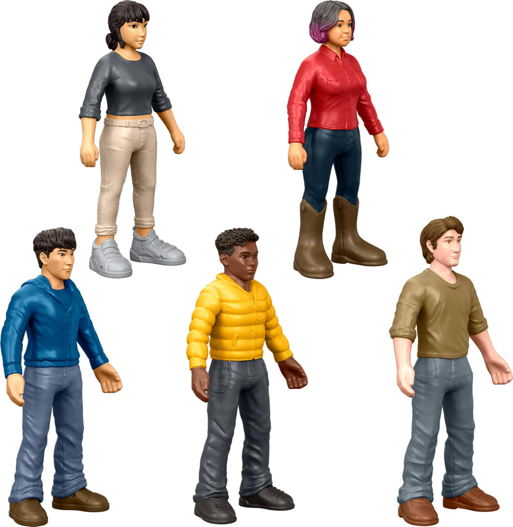 Portable play scene with Mattel Jurassic Park MINIS for on-the-go adventures