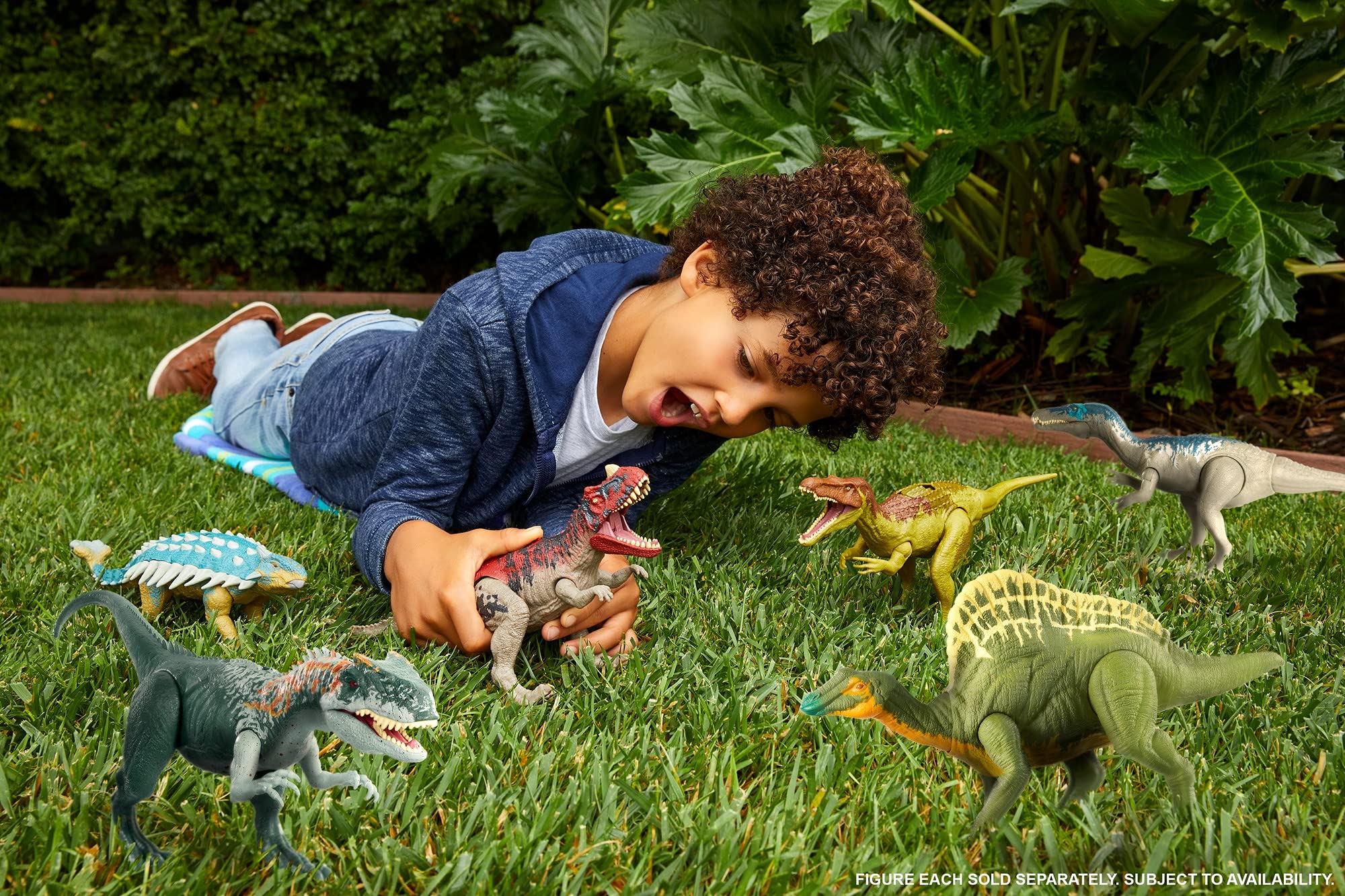 Mattel Jurassic World Allosaurus with movable joints for posing