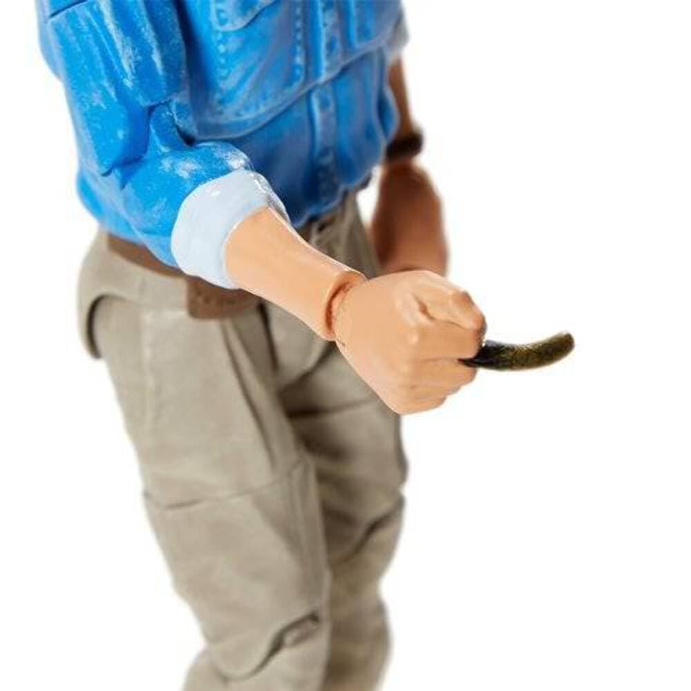 Mattel Muldoon figure, ideal gift option for Jurassic World fans 8+.