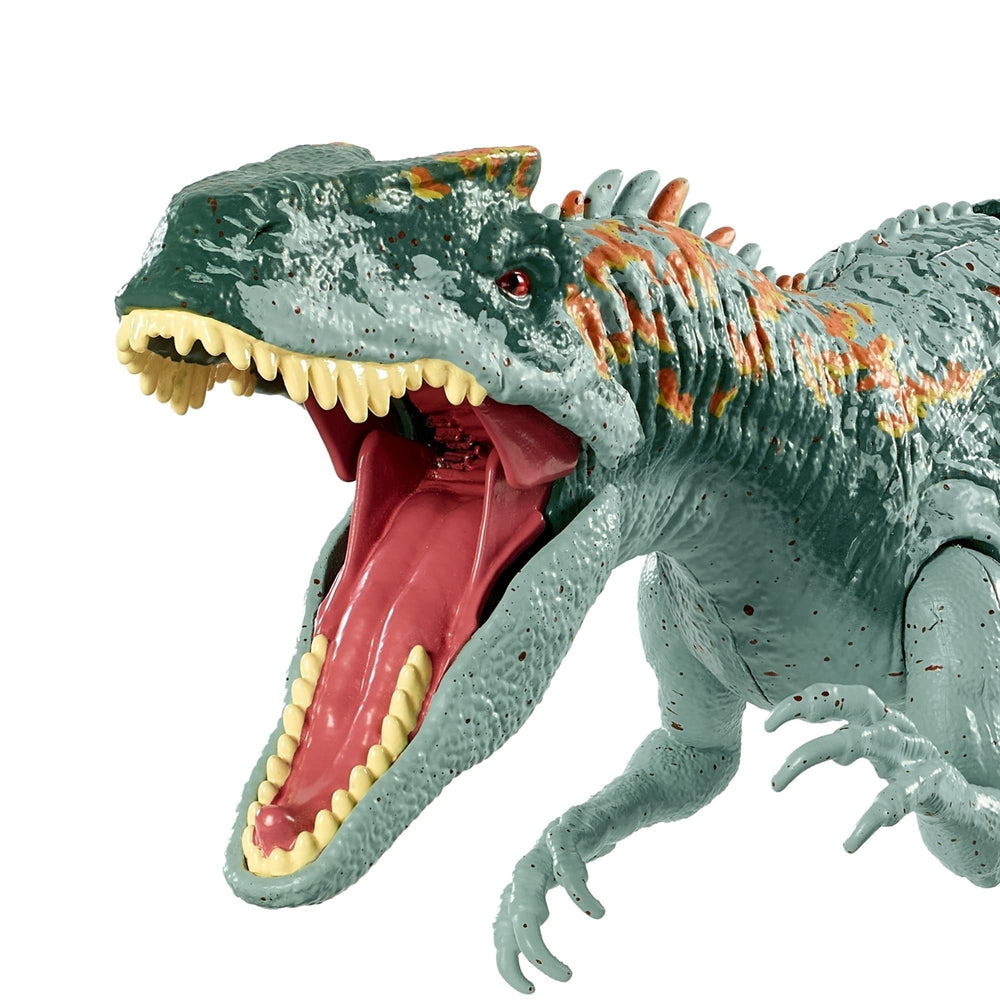 Authentic sculpting and color on Mattel Allosaurus figure