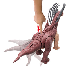 Mattel Jurassic World Bajadasaurus 13 inch scale figure ideal for immersive giant dino play.