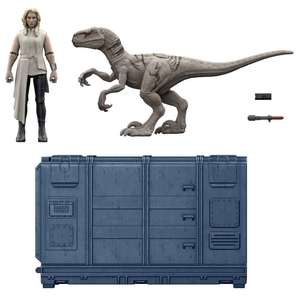 Mattel Jurassic World cage and fury set for immersive play and display