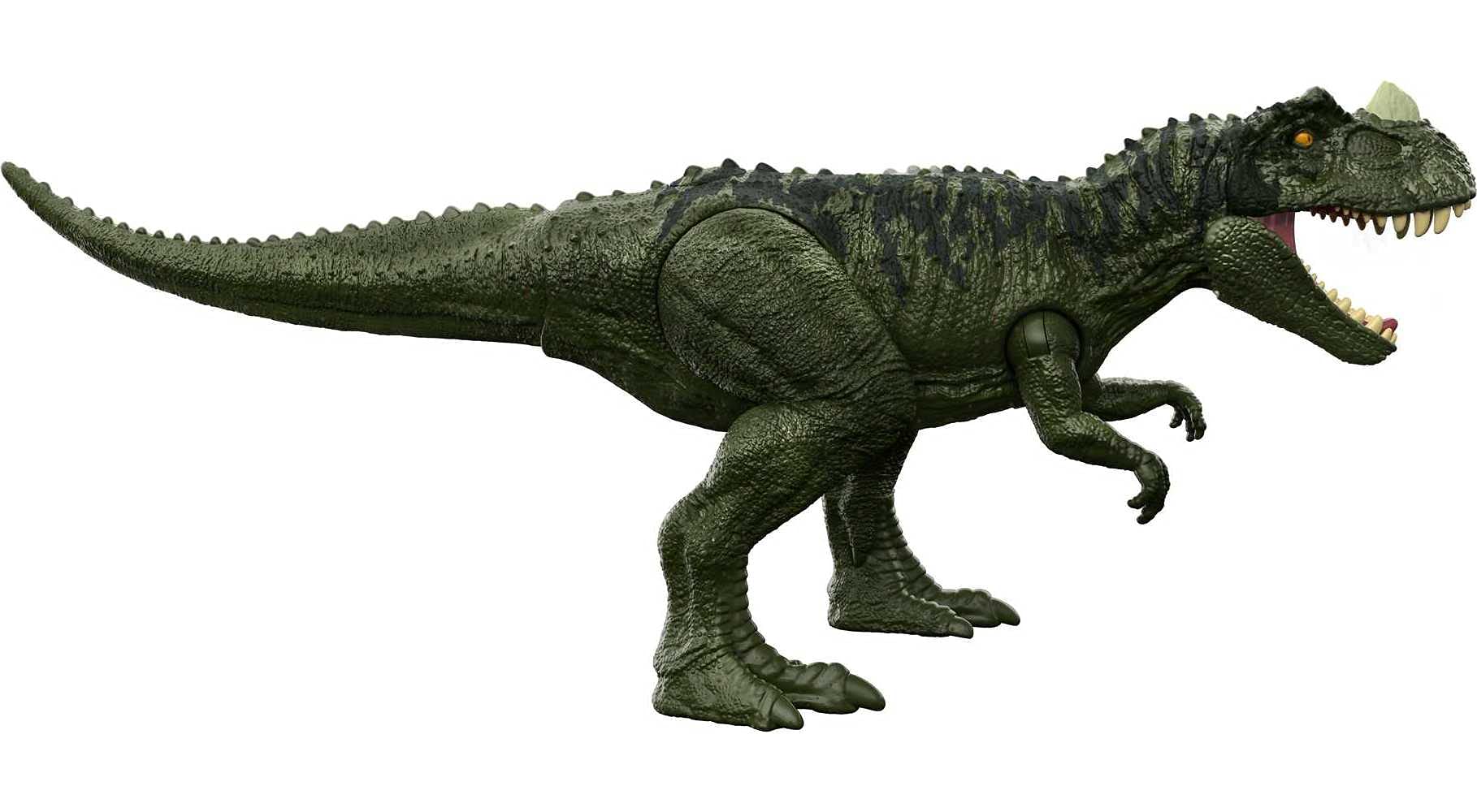 Ceratosaurus movable joints enabling poseable battle setups