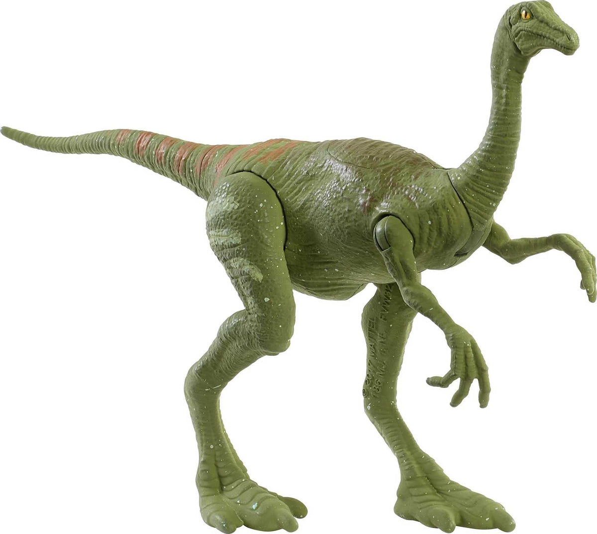 Mattel Jurassic World Gallimimus figure with movable joints for dynamic poses and imaginative play.