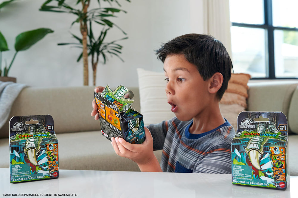 Mattel Crushivores Cryo Sludge hides a surprise dino figure