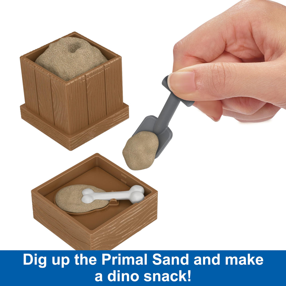 Mattel Crushivores mini shovel enables digging and feeding play