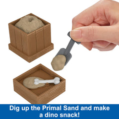 Mattel Crushivores mini shovel enables digging and feeding play