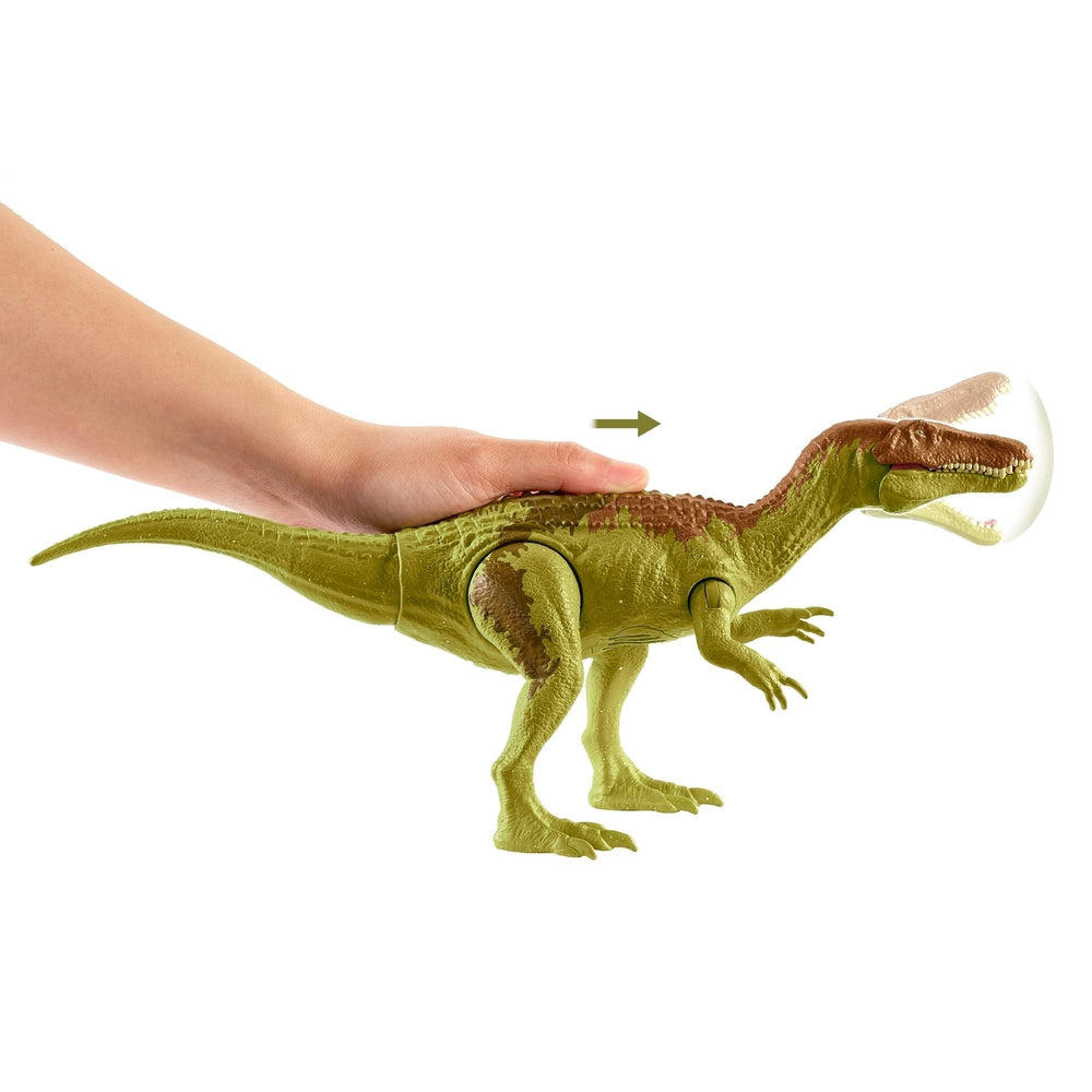 Mattel Jurassic World Camp Cretaceous figure with movable joints ready for action poses.