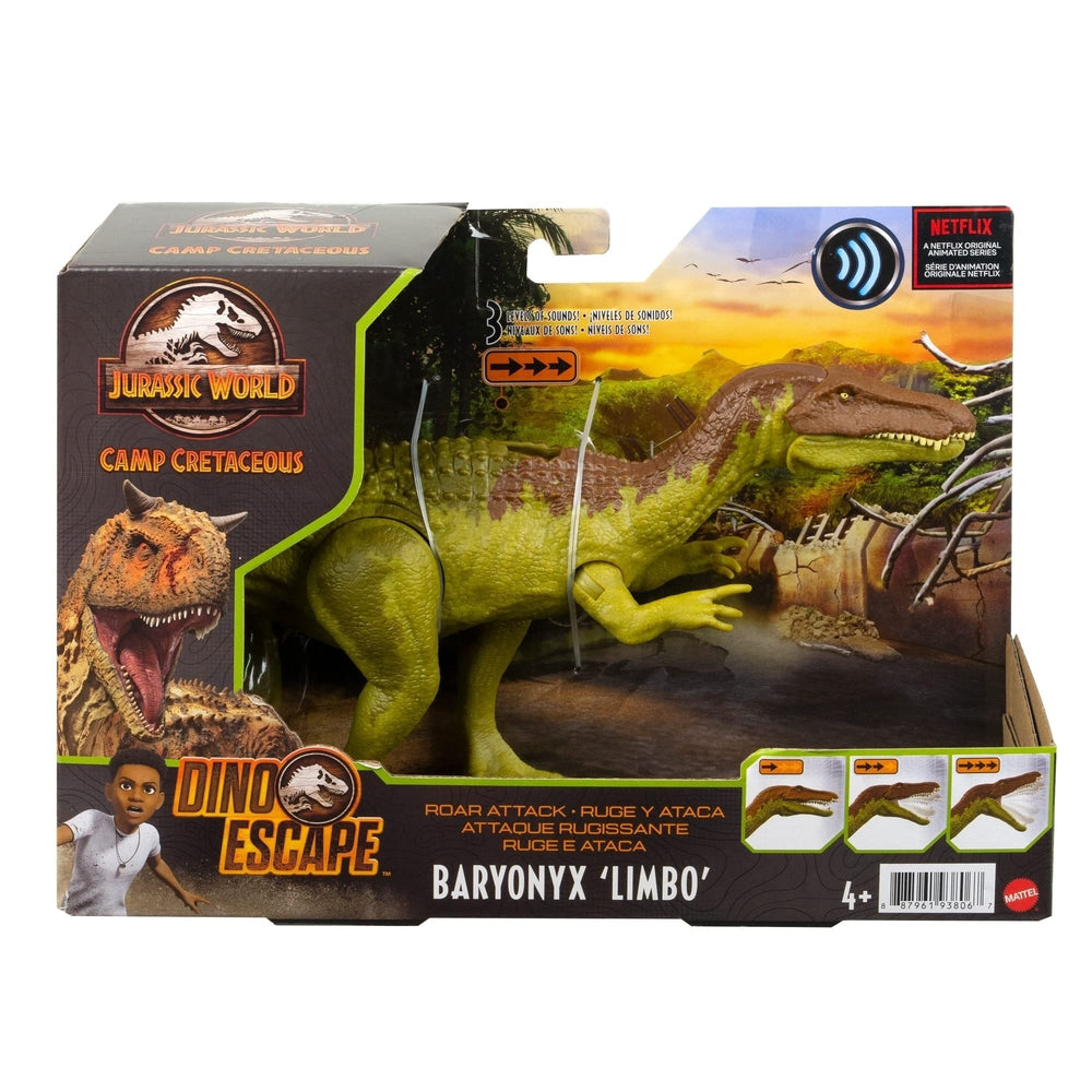 Mattel Jurassic World Camp Cretaceous display ready figure enhances kid collection.