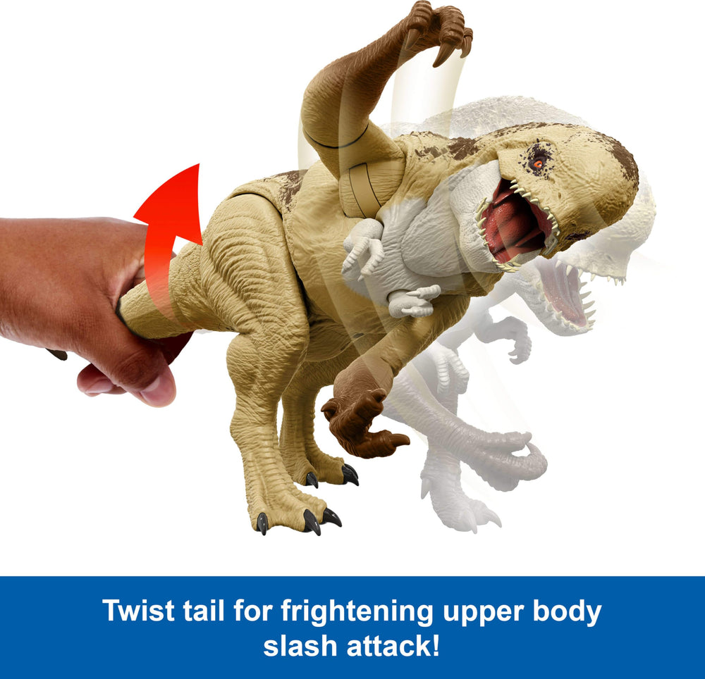 Distortus Rex chomp and roar moves for dynamic pretend battles.