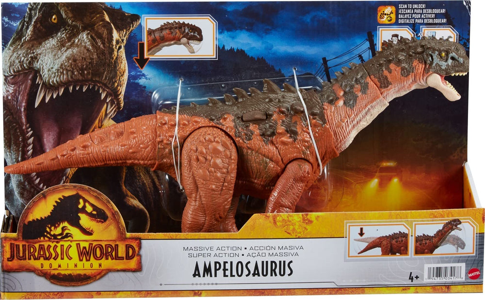 Mattel AR in any room brings Ampelosaurus into your space for imaginative play