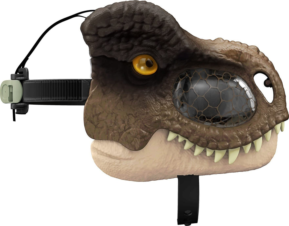 Mattel mask with adjustable strap ensures secure, comfortable wear for extended play