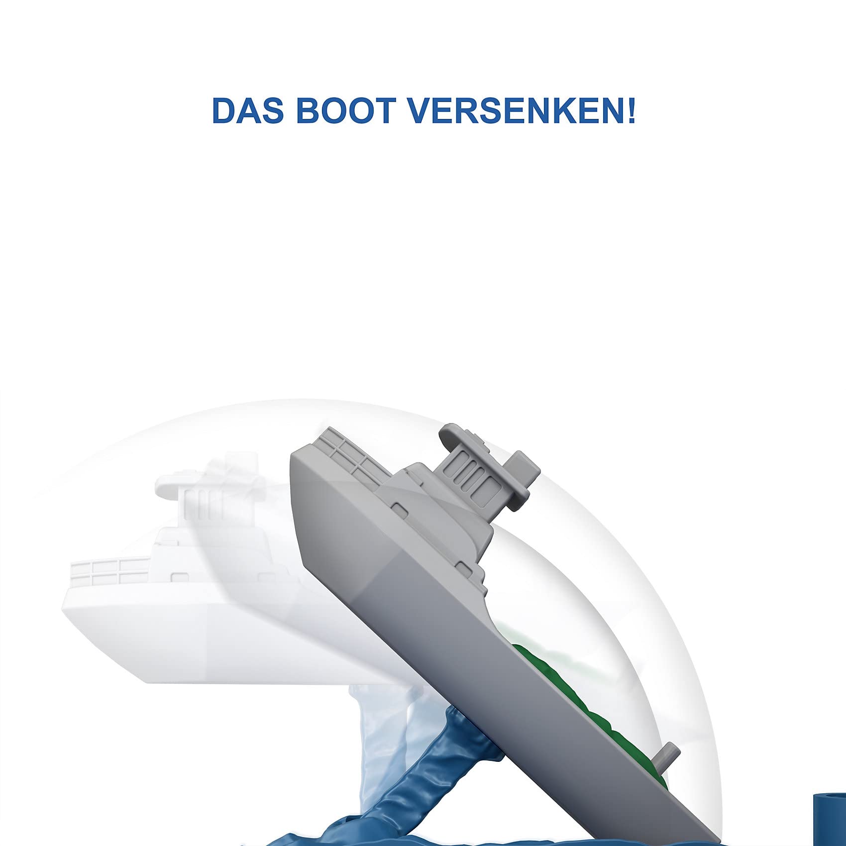 Sinkable boat and water play add splashy, action-packed moments.