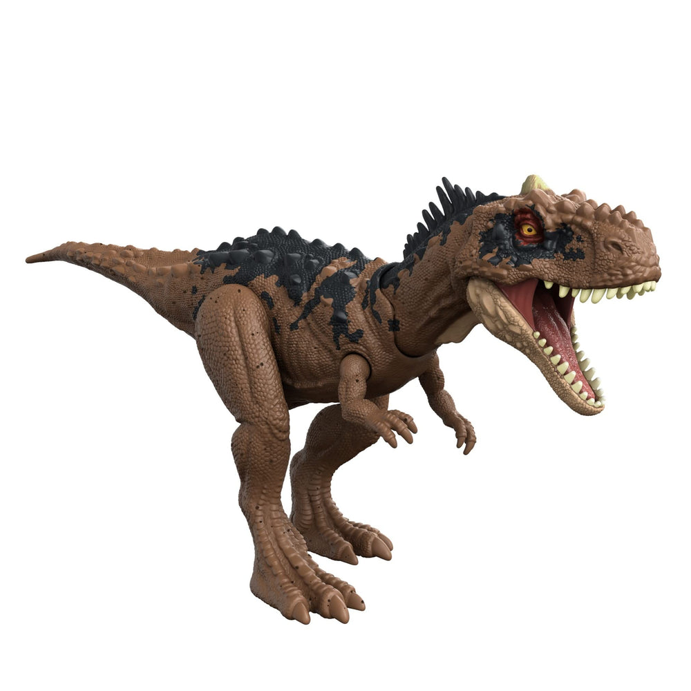 Mattel Jurassic World Roar Strikers Rajasaurus with detailed sculpting for authentic display